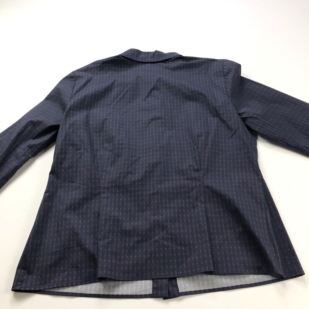 St John Sport 16 Women's Button Short Long Sleeve Multicolor Shirt Blue - Picture 8 of 11